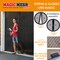 Magic Mesh Garage- Hands Free Magnetic Screen Door, Fits Single Garage Doors- 8 & 9 Foot